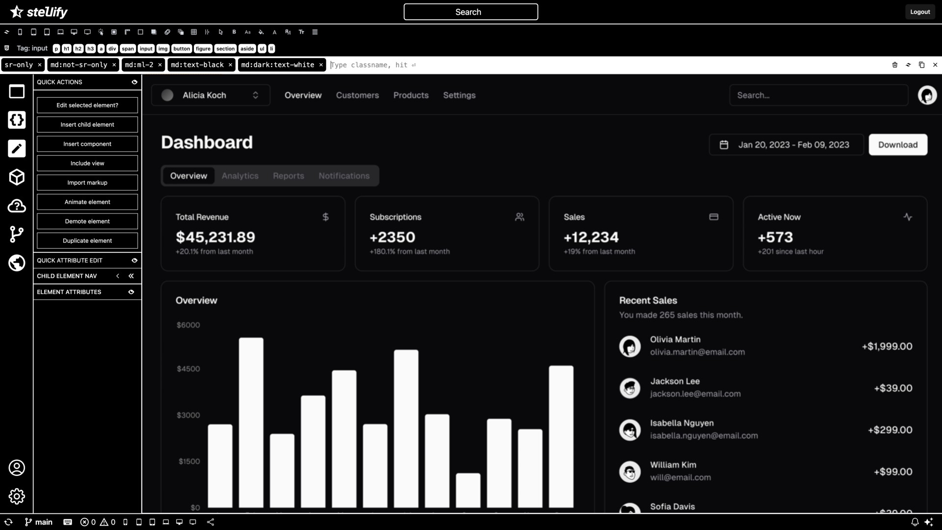 App screenshot